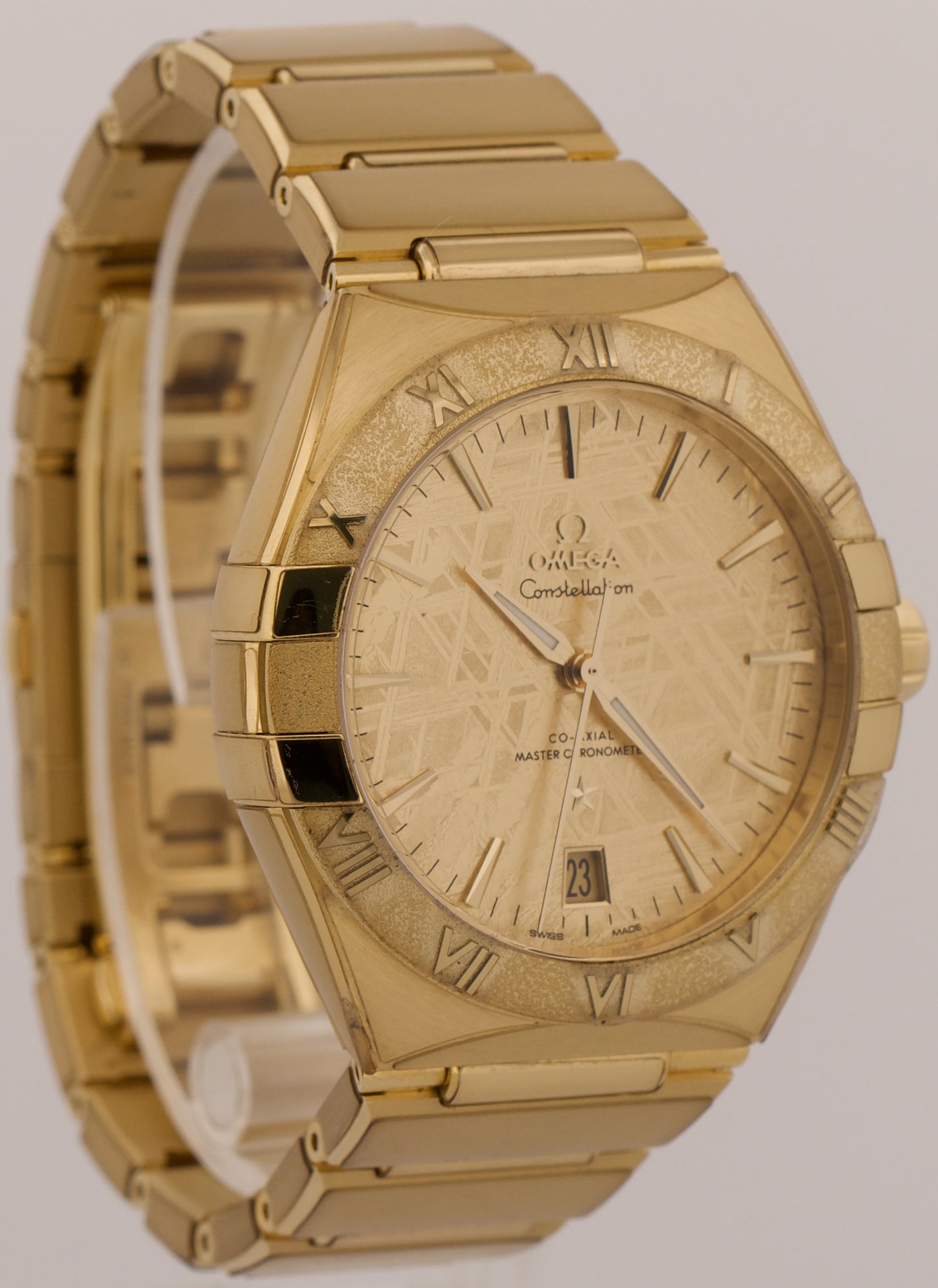 2024 PAPERS Omega Constellation METEORITE MOONSHINE 18K 131.50.41.21.99.001 BOX