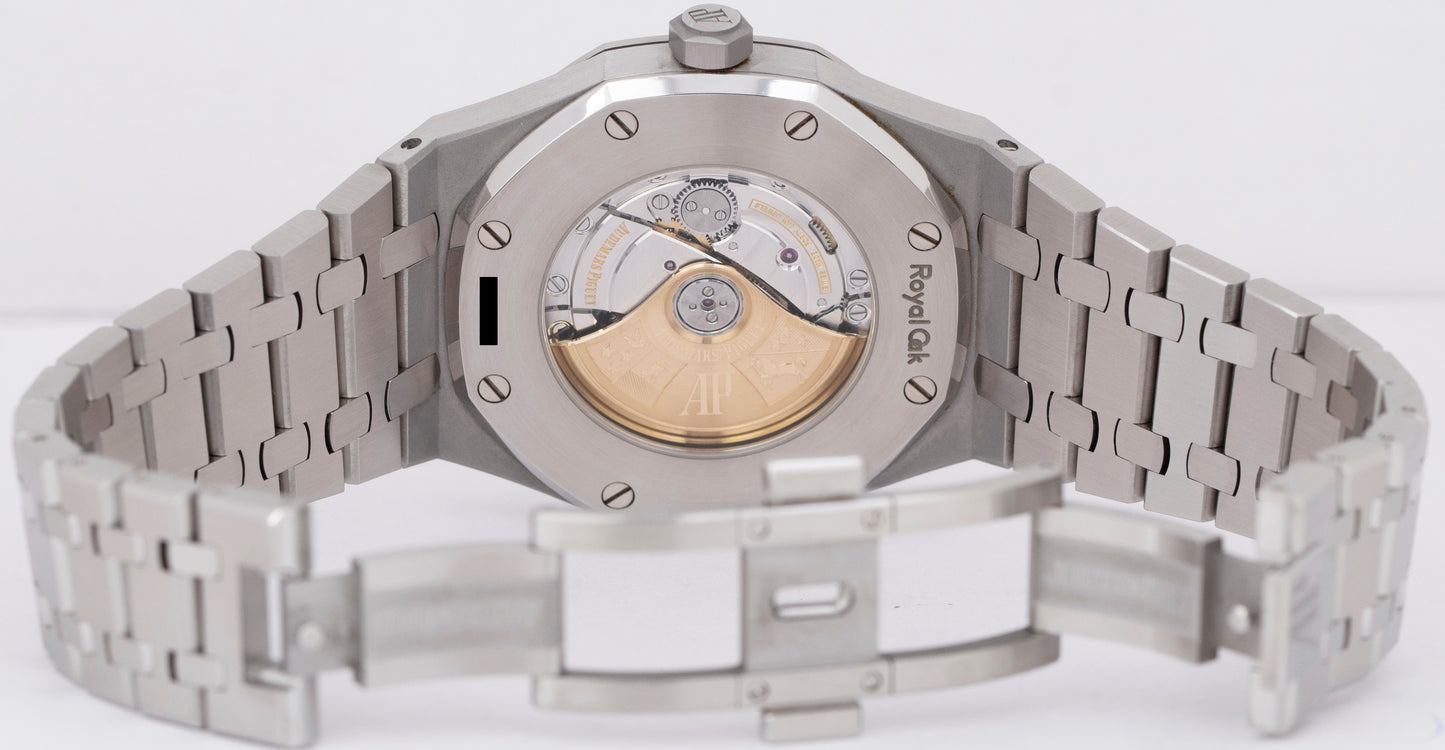 MINT Audemars Piguet Royal Oak White Steel 41mm Watch 15400ST.OO.1220ST.02