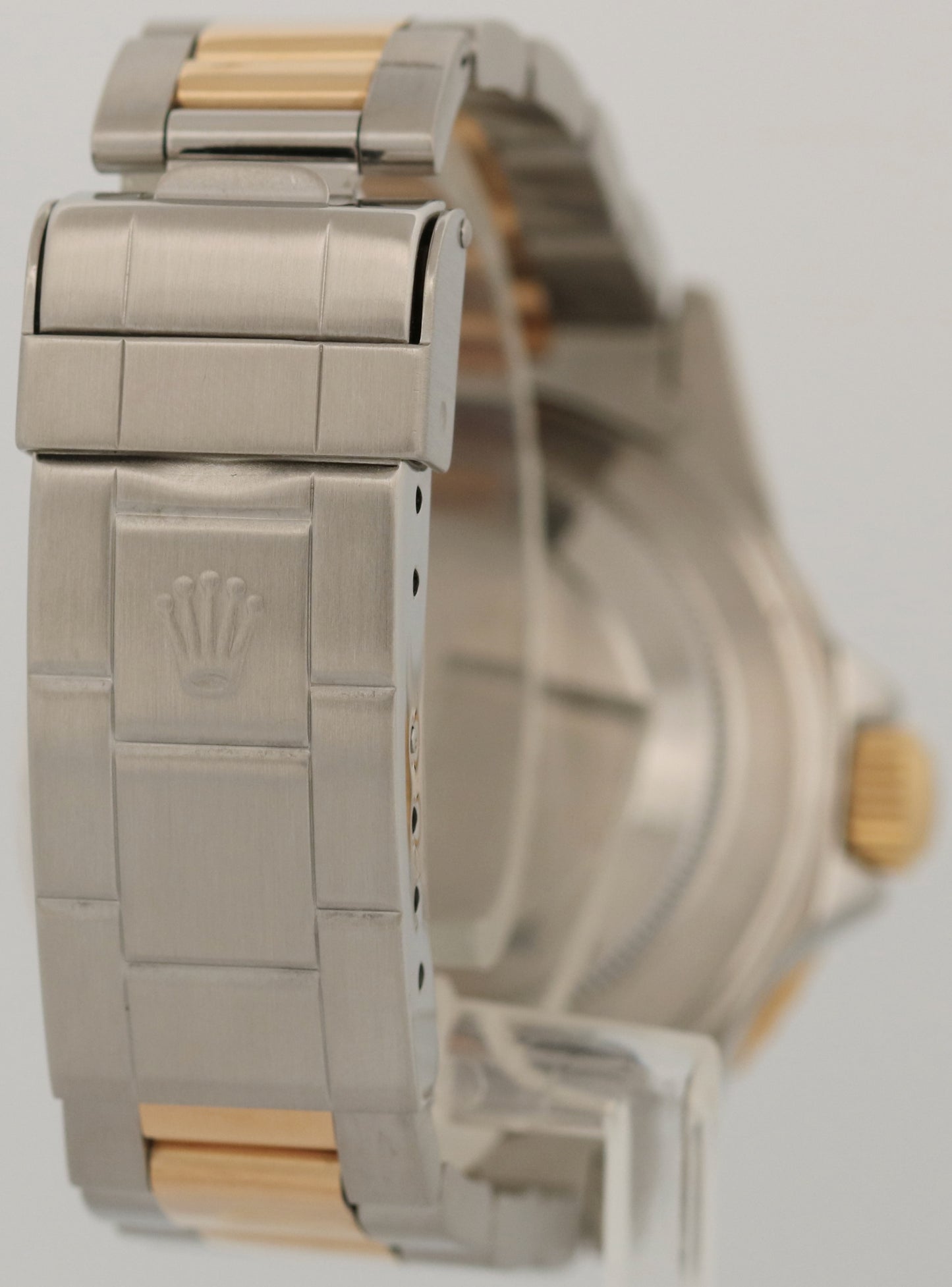 1997 Rolex Submariner Date 40mm BLUE 18K Yellow Gold Stainless Steel 16613 Watch