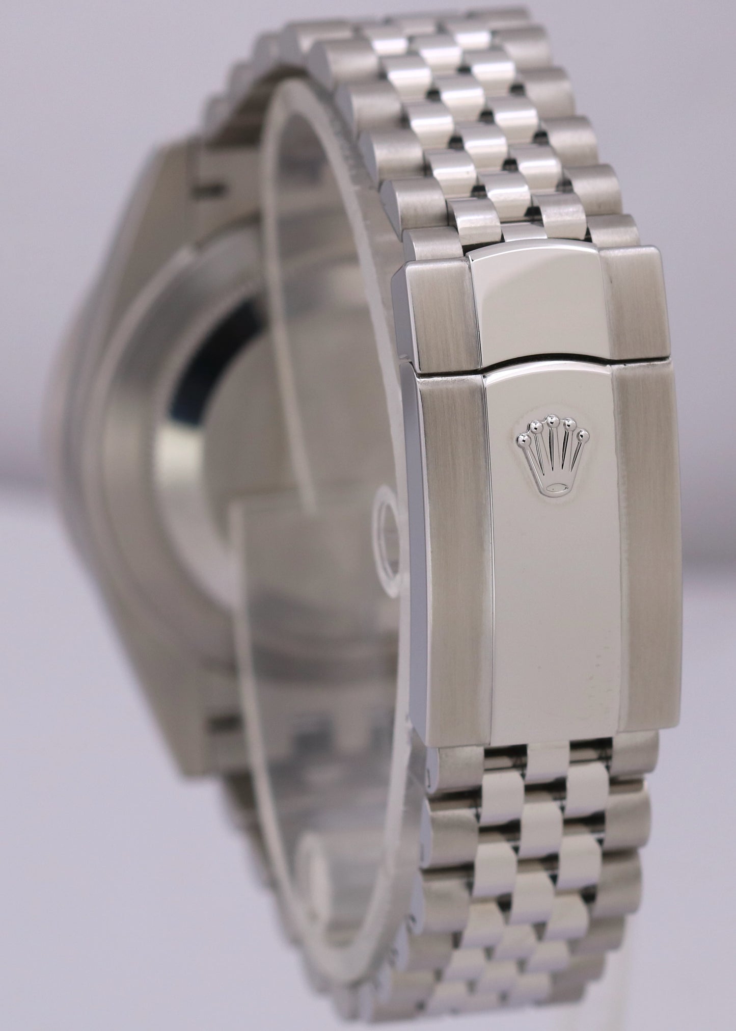 MINT Rolex DateJust 41 BLACK DIAMOND Stainless Steel JUBILEE 41mm Watch 126334