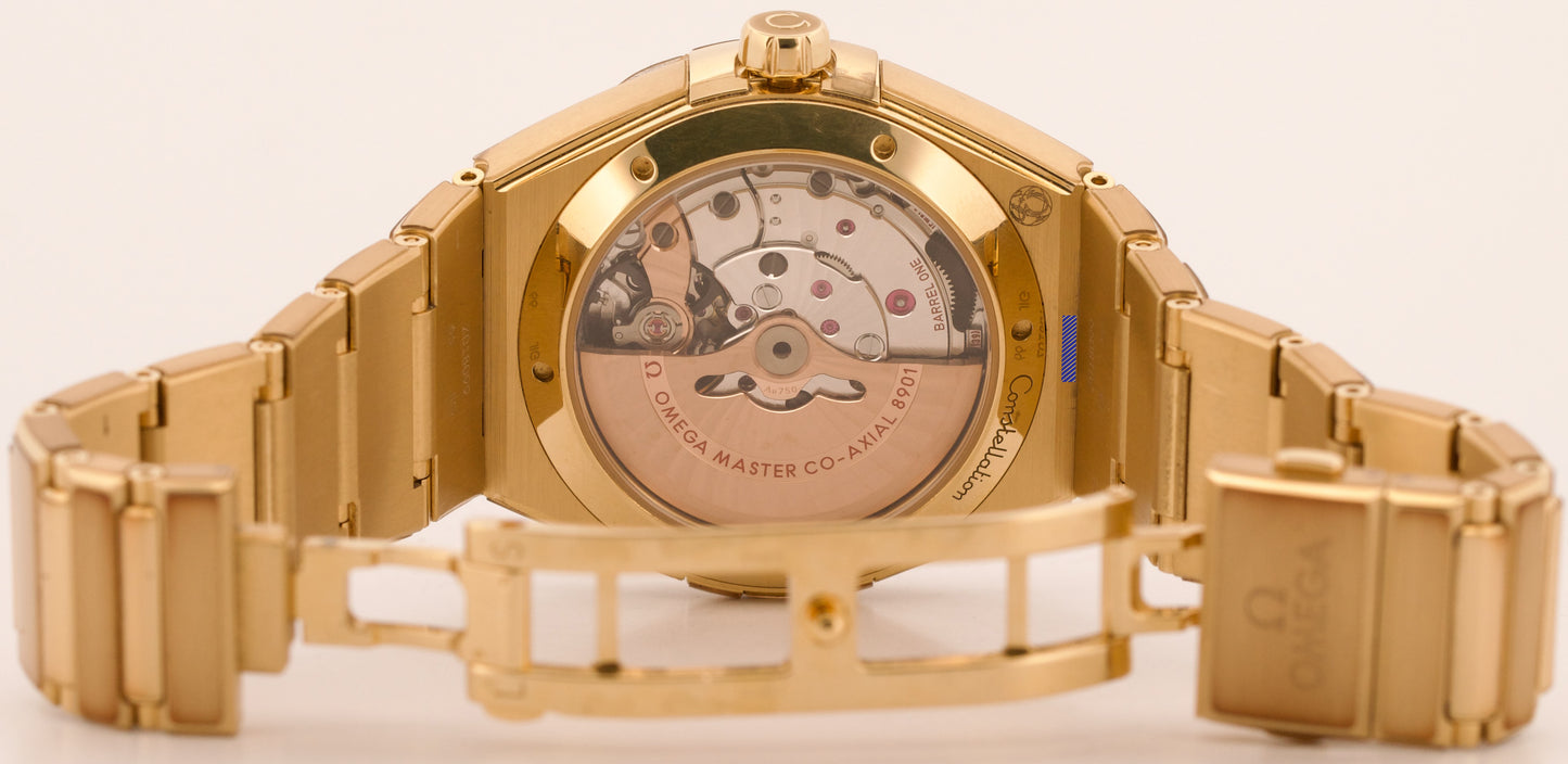 2024 PAPERS Omega Constellation METEORITE MOONSHINE 18K 131.50.41.21.99.001 BOX