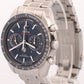 2022 PAPERS Omega Speedmaster Moonphase BLUE Stainless 304.33.44.52.03.001 BOX