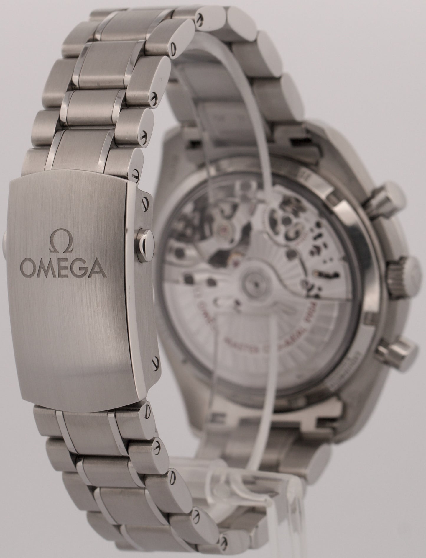 2022 PAPERS Omega Speedmaster Moonphase BLUE Stainless 304.33.44.52.03.001 BOX