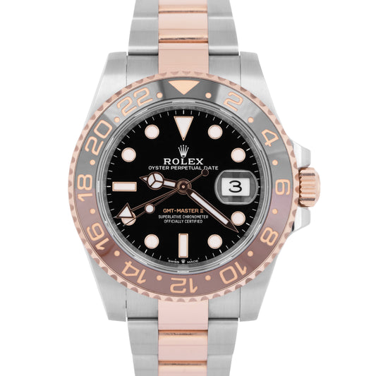 NEW 2025 PAPERS Rolex GMT-Master II 18K Root Beer Rose Gold 40mm 126711 CHNR BOX