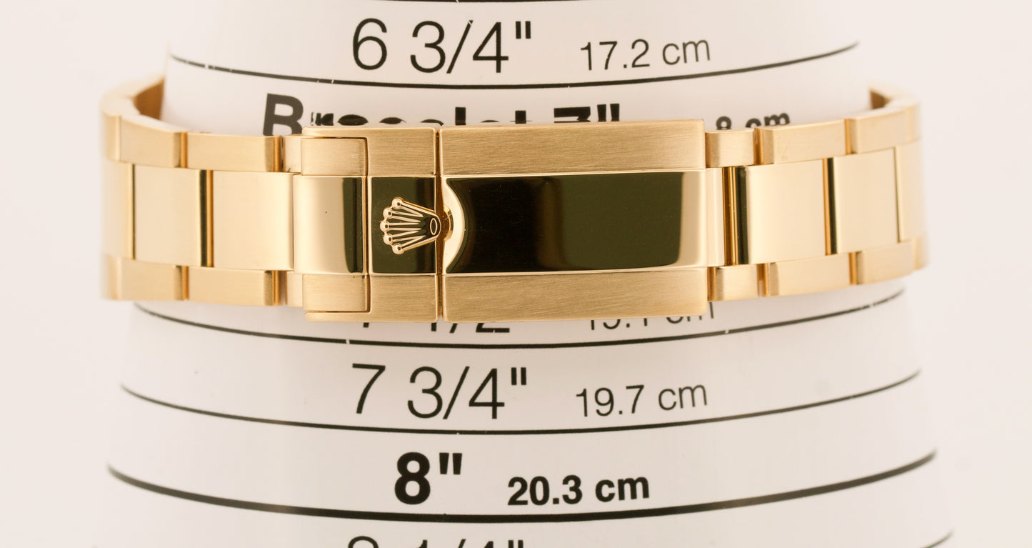 MINT 2021 PAPERS Rolex Yacht-Master II 18K Yellow Gold 44mm 116688 Watch BOX