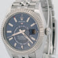 MINT 2023 PAPERS Rolex Sky-Dweller BLUE Steel 18K Gold 42mm JUBILEE 326934 BOX