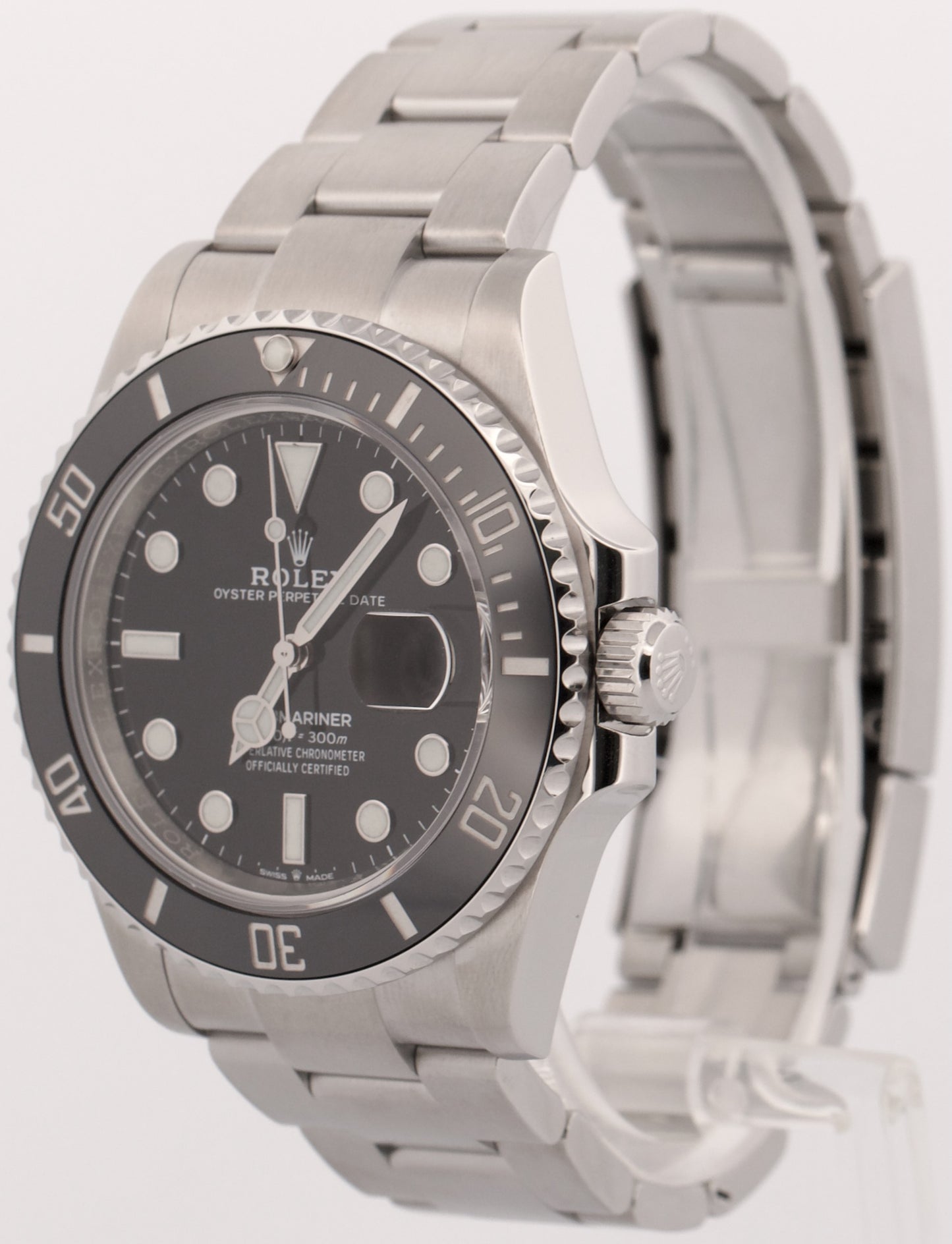 2022 PAPERS Rolex Submariner 41mm BLACK Stainless Steel Ceramic 126610 LN BOX