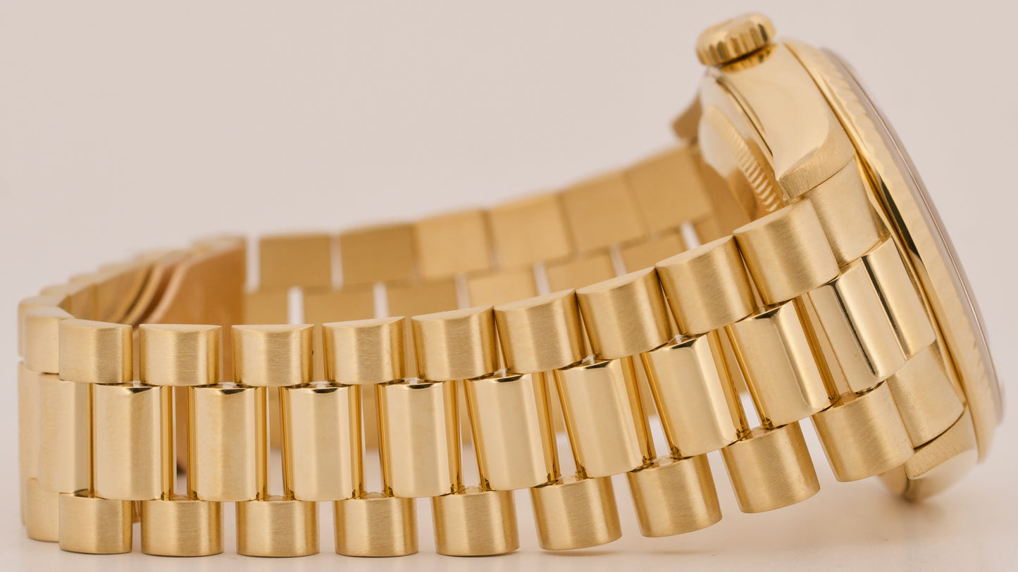Rolex Day-Date President FACTORY CHAMPAGNE DIAMOND 36mm 18K Yellow Gold 18238