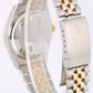 Rolex Date Two-Tone 18k Yellow Gold Steel White Roman 34mm 15223 Jubilee Watch