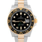 PAPERS Rolex GMT-Master II BLACK Ceramic 18K Gold Steel 40mm 116713 LN Watch BOX