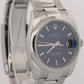 2020 PAPERS Rolex Oyster Perpetual Date Steel BLUE Smooth 34mm 115200 Watch BOX
