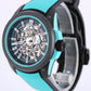 Norqain Independence Wild One Skeleton Turquoise Carbon 42mm NNQ3000 Watch BOX
