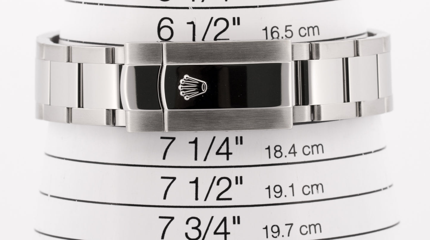 2020 PAPERS Rolex Oyster Perpetual Date Steel BLUE Smooth 34mm 115200 Watch BOX