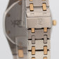 2025 SERVICE Audemars Piguet Royal Oak Gray 35mm Two-Tone 18K 4100BA Watch BOX