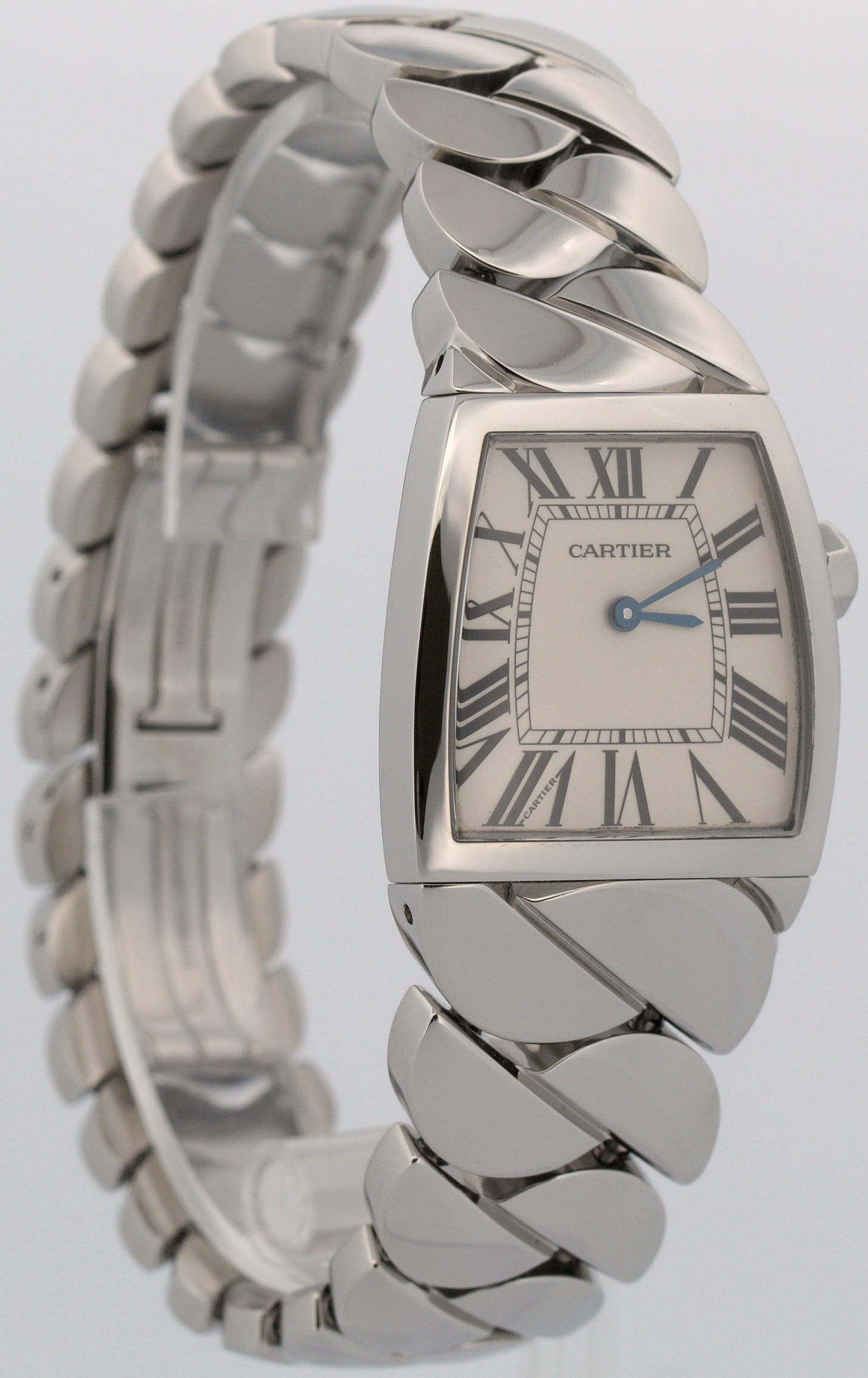 Ladies Cartier La Dona 28mm IVORY Stainless Steel Quartz Watch 2835 / W6600221