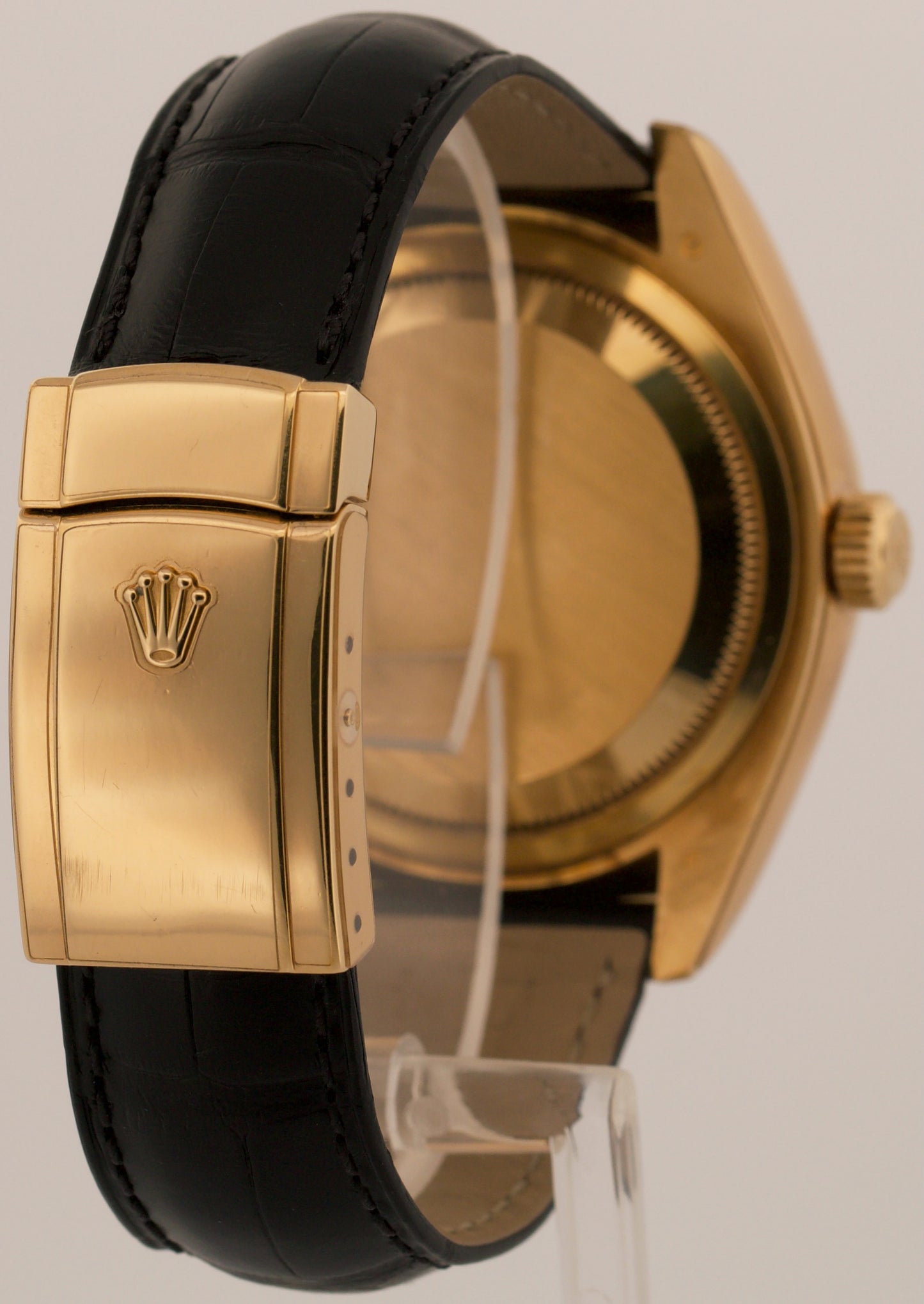 Rolex Sky-Dweller SILVER ROMAN 18K Yellow Gold Fluted 42mm LEATHER 326138 Watch