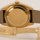 Rolex Sky-Dweller SILVER ROMAN 18K Yellow Gold Fluted 42mm LEATHER 326138 Watch
