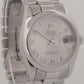 2000 Rolex Day-Date Presidential 36mm SILVER ROMAN 950 Platinum Smooth 118206