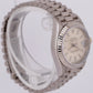 UNPOLISHED Rolex DateJust 26mm Silver President 18K White Gold Watch 69179