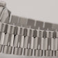 2000 Rolex Day-Date Presidential 36mm SILVER ROMAN 950 Platinum Smooth 118206