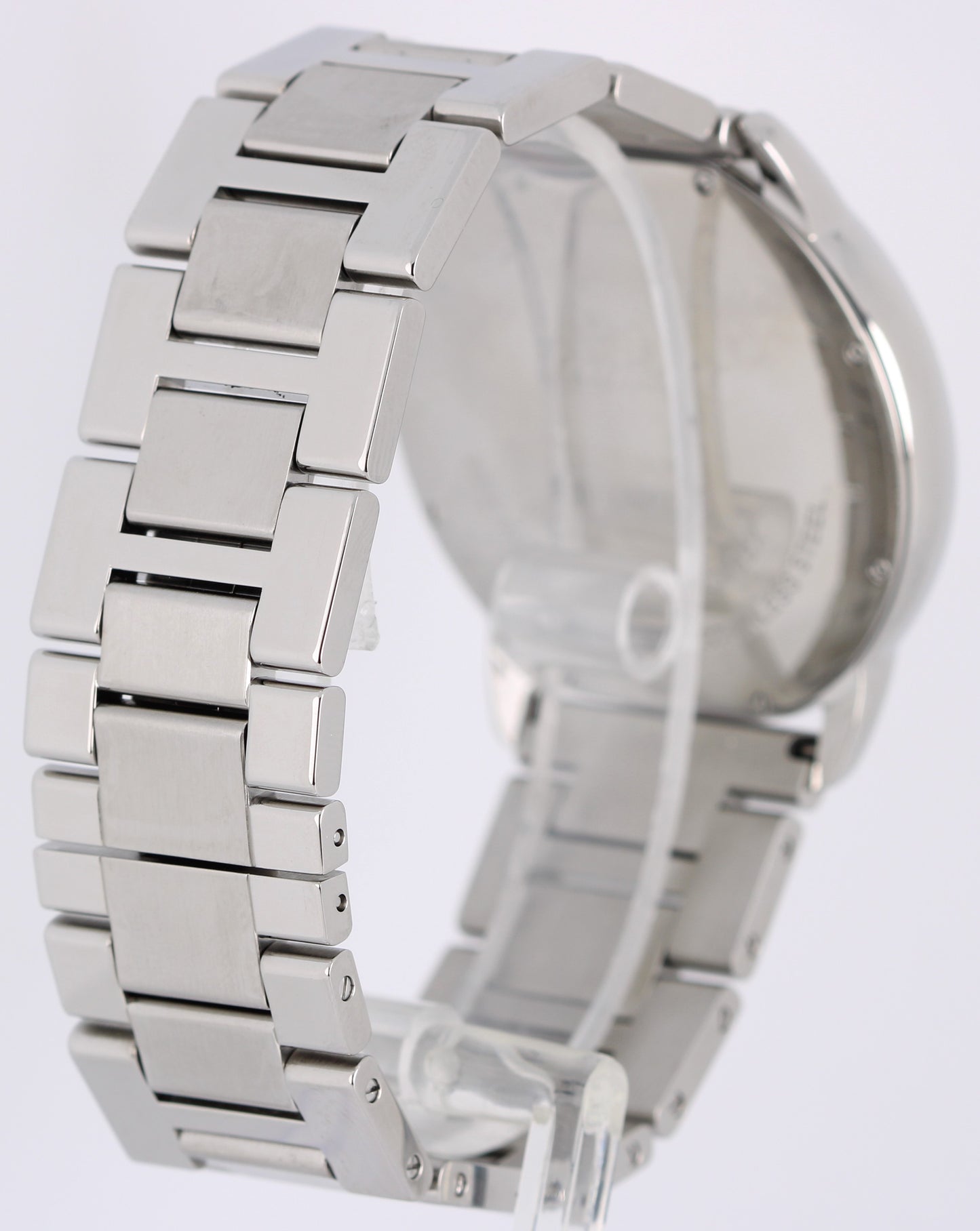 Cartier Ronde Solo PAPERS Steel Silver Roman Numeral 42mm W6701011 Watch BOX