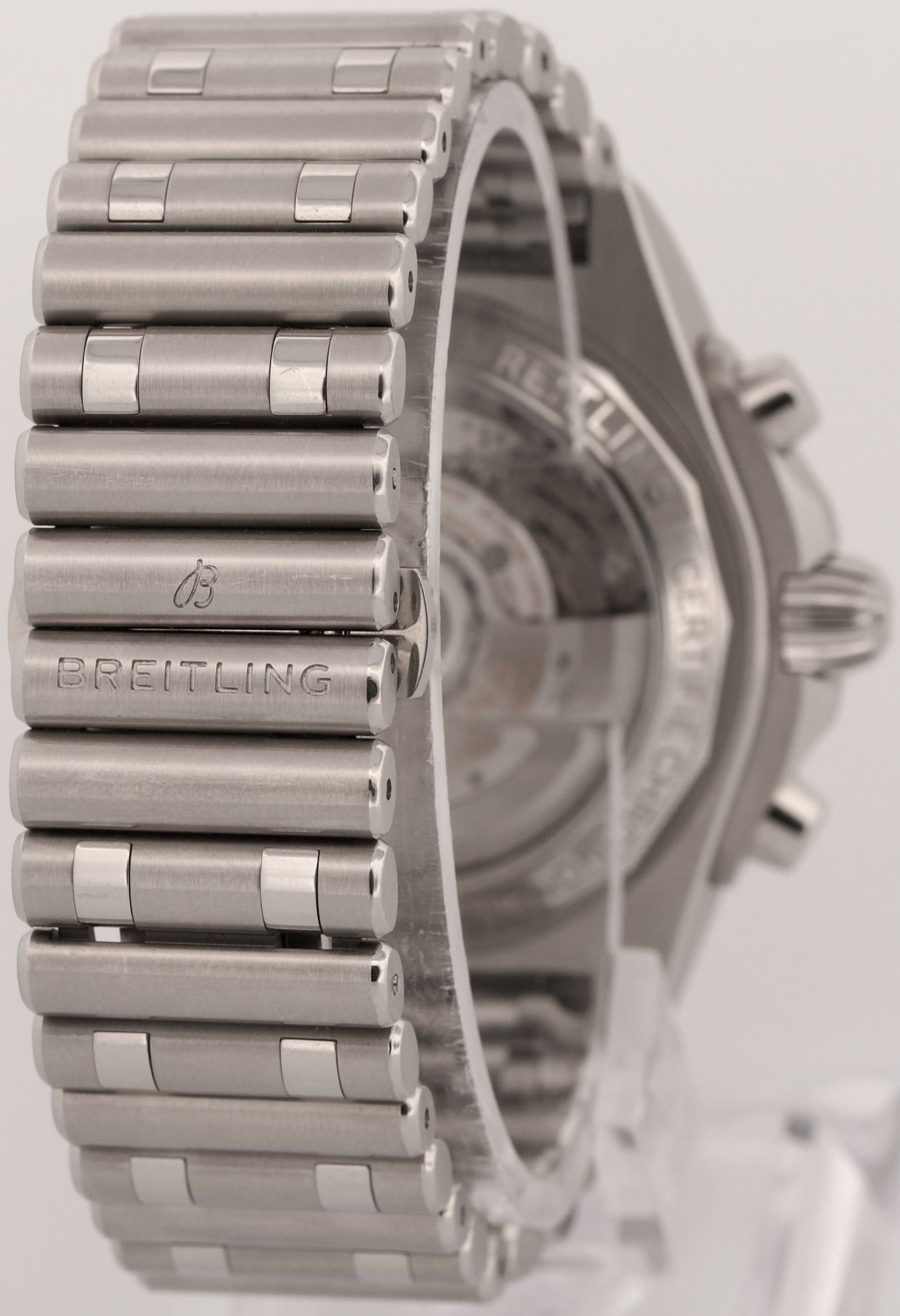 2021 PAPERS Breitling Chronomat SILVER Panda Stainless Steel 42mm AB0134 BOX