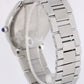 Cartier Ronde Solo PAPERS Steel Silver Roman Numeral 42mm W6701011 Watch BOX