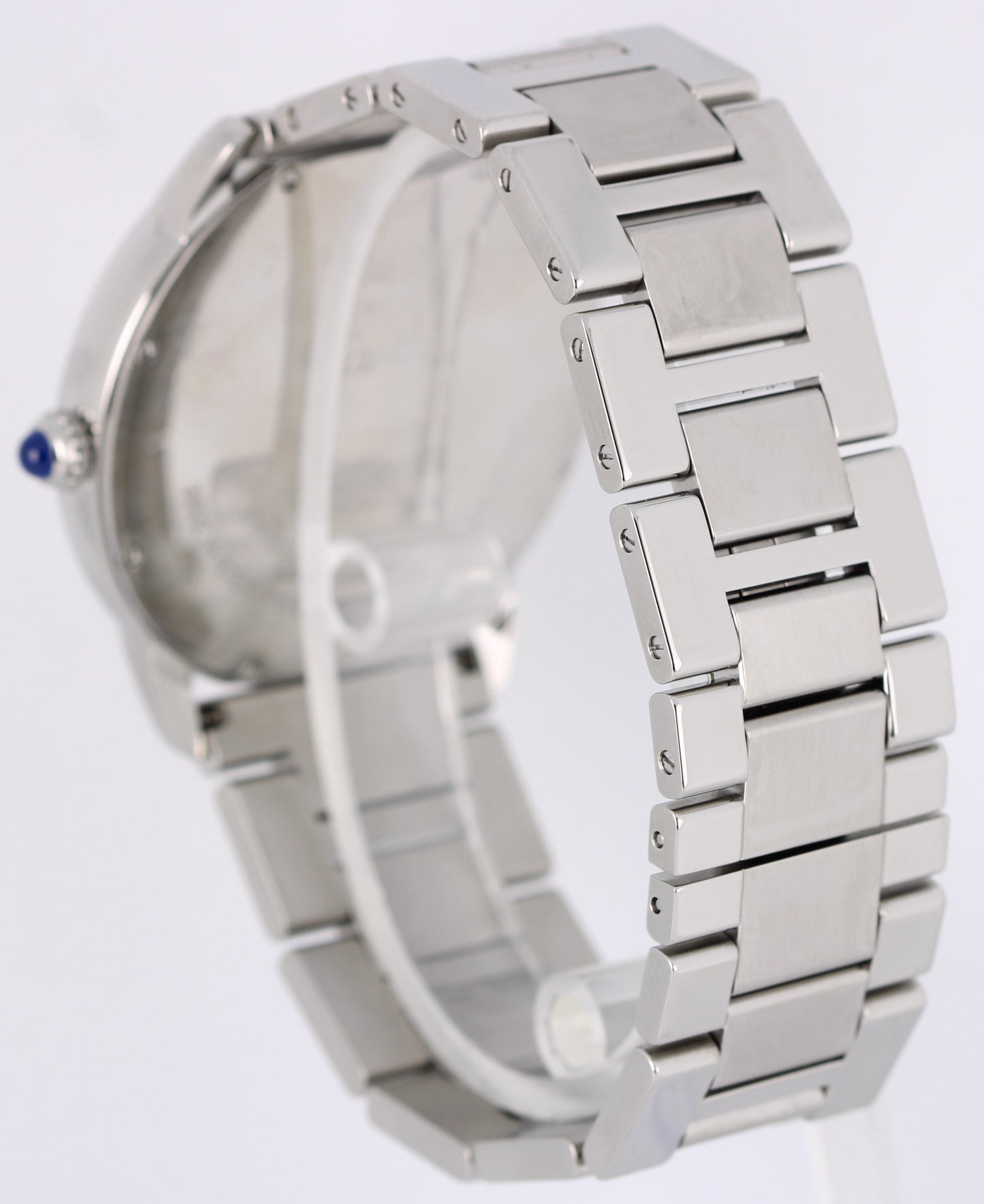 Cartier Ronde Solo PAPERS Steel Silver Roman Numeral 42mm W6701011 Watch BOX