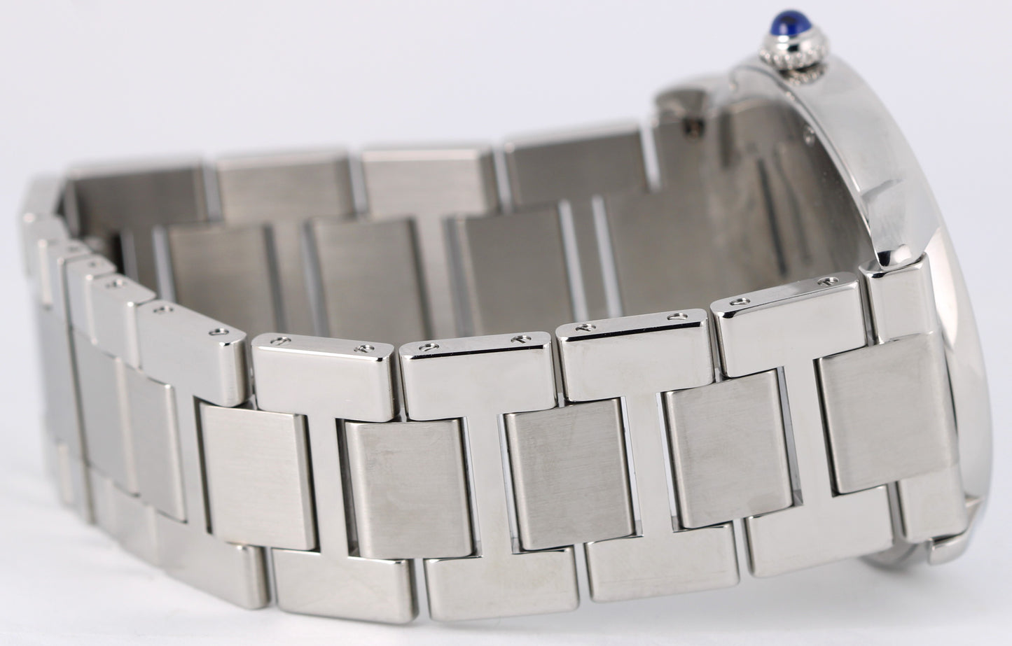 Cartier Ronde Solo PAPERS Steel Silver Roman Numeral 42mm W6701011 Watch BOX