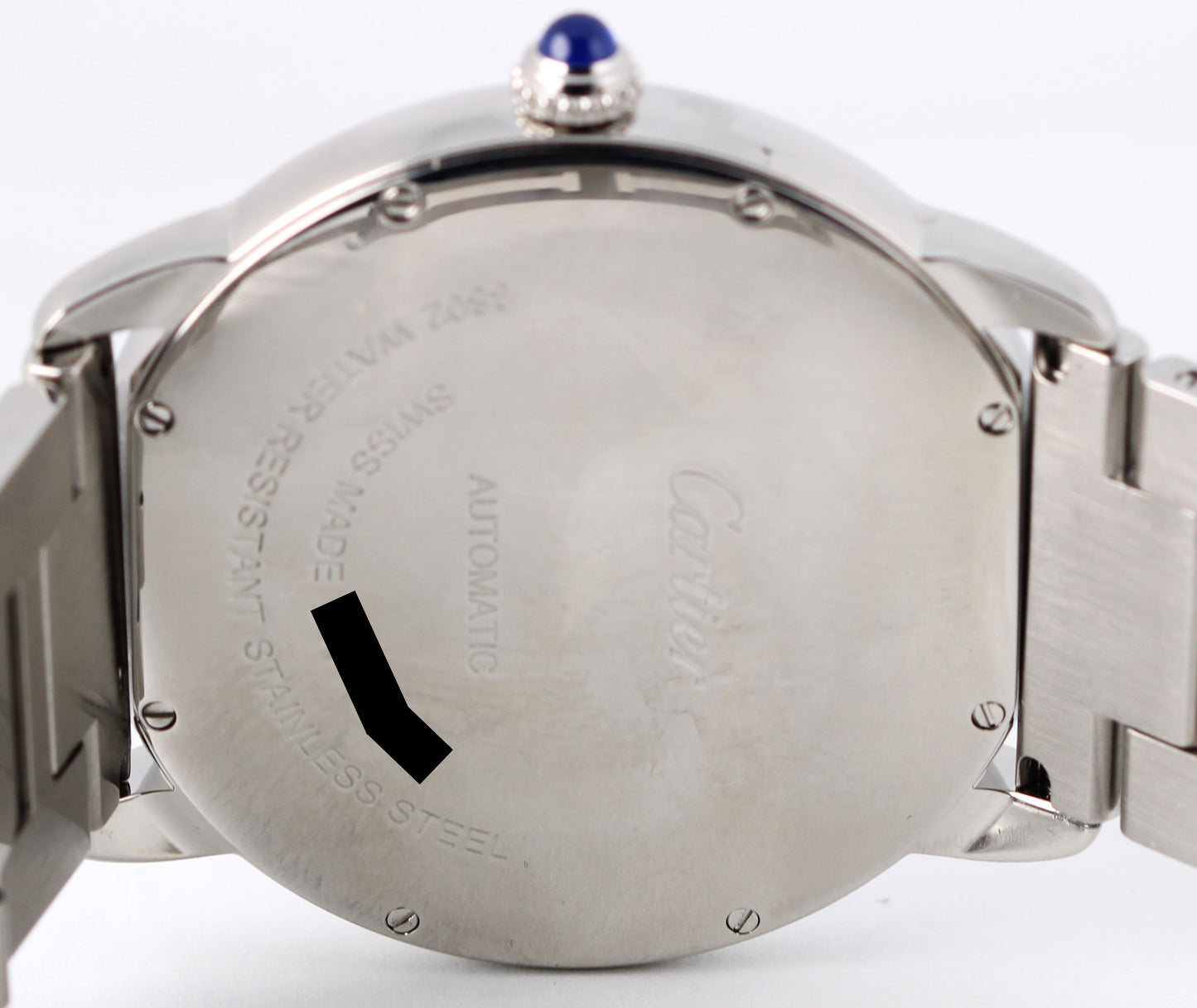 Cartier Ronde Solo PAPERS Steel Silver Roman Numeral 42mm W6701011 Watch BOX
