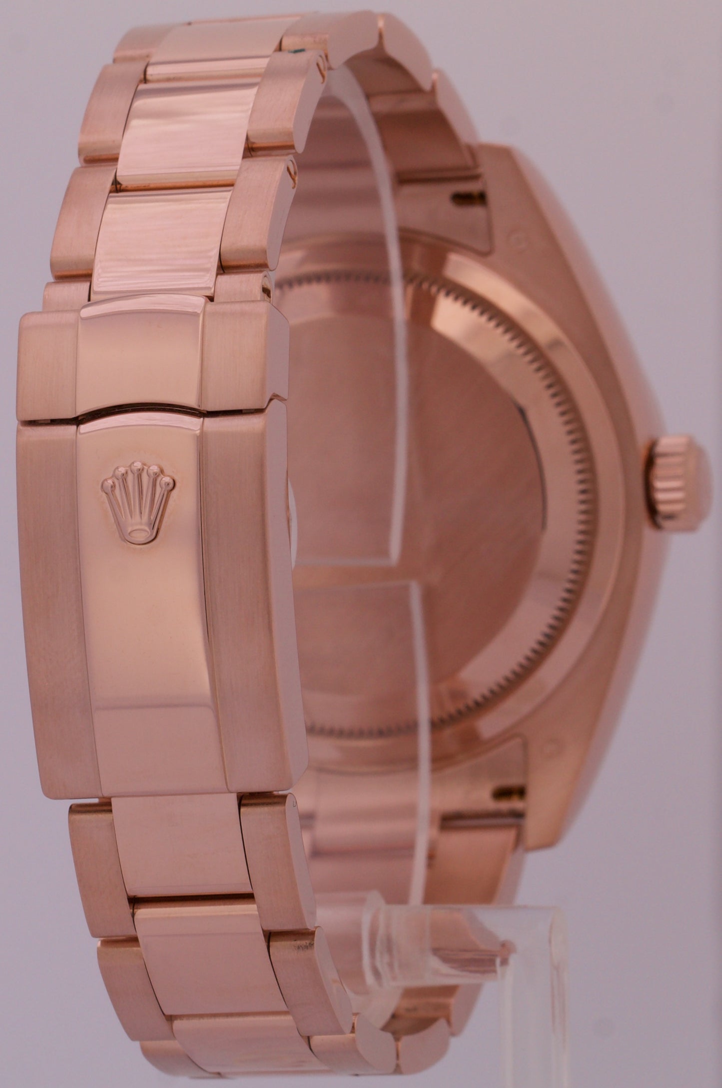 PAPERS Rolex Sky-Dweller 18K Rose Gold WHITE Fluted 42mm 326935 Watch BOX
