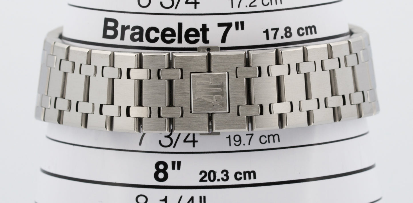 Audemars Piguet Royal Oak WHITE Stainless Steel 41mm Watch 15400ST.OO.1220ST.02
