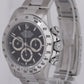 MINT TRITINOVA Rolex Daytona Cosmograph BLACK Stainless Steel 40mm 16520 Watch