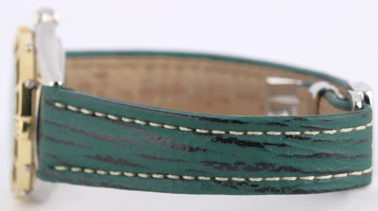 1994 PAPER Breitling J Class Two-Tone 18k Gold Steel Green 31mm D52064 Watch BOX
