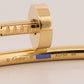 2019 PAPERS Cartier Juste Un Clou Nail Bracelet Size 19 18K Yellow Gold AU 750
