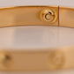 2026 SERVICE Cartier LOVE Bracelet Size 17 Solid 18K Gold AU 750 BOX 1990's