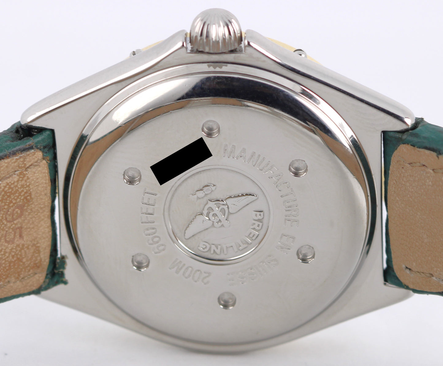 1994 PAPER Breitling J Class Two-Tone 18k Gold Steel Green 31mm D52064 Watch BOX