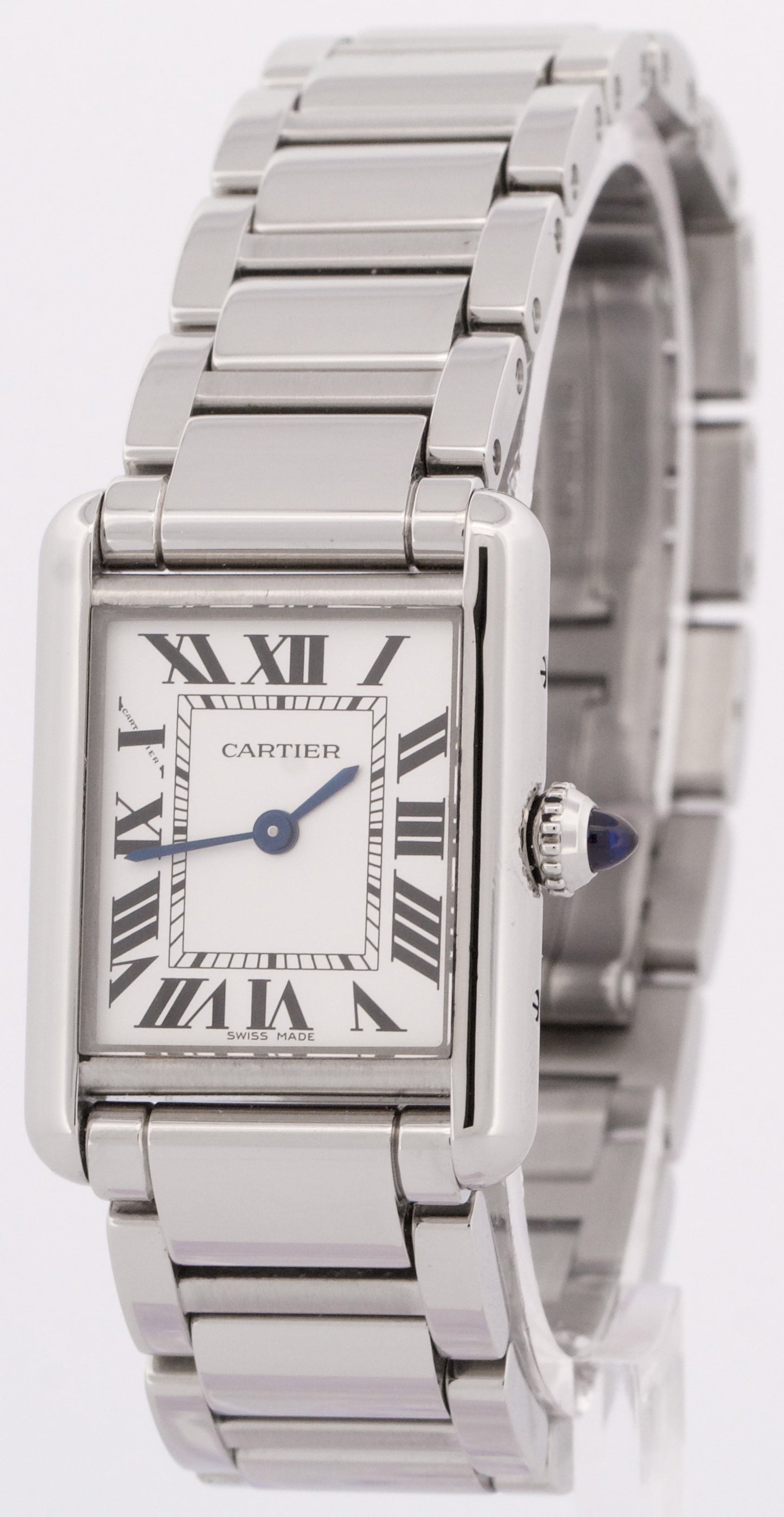 MINT PAPERS Cartier Tank Must 22mm SILVER ROMAN Quartz WSTA0051 4322 Watch BOX