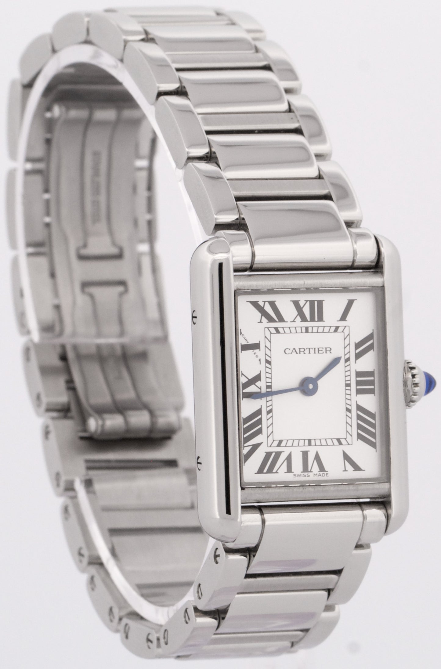 MINT PAPERS Cartier Tank Must 22mm SILVER ROMAN Quartz WSTA0051 4322 Watch BOX