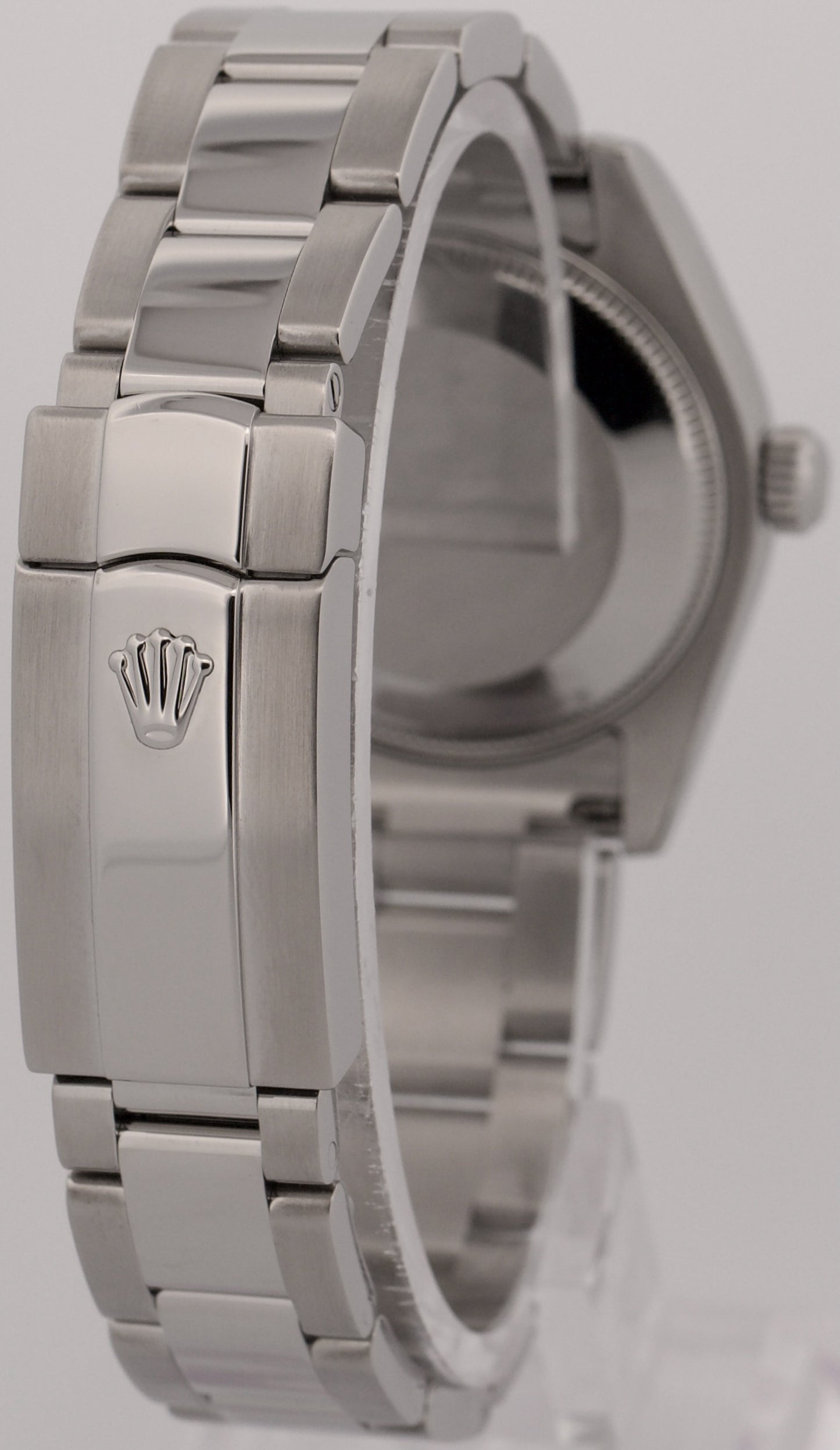 Ladies Rolex DateJust WHITE ROMAN 31mm Stainless Steel OYSTER Smooth 178240 BOX
