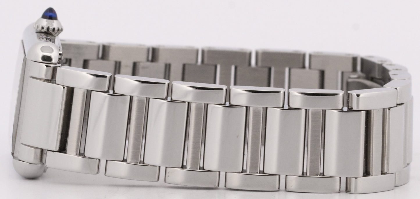 MINT PAPERS Cartier Tank Must 22mm SILVER ROMAN Quartz WSTA0051 4322 Watch BOX