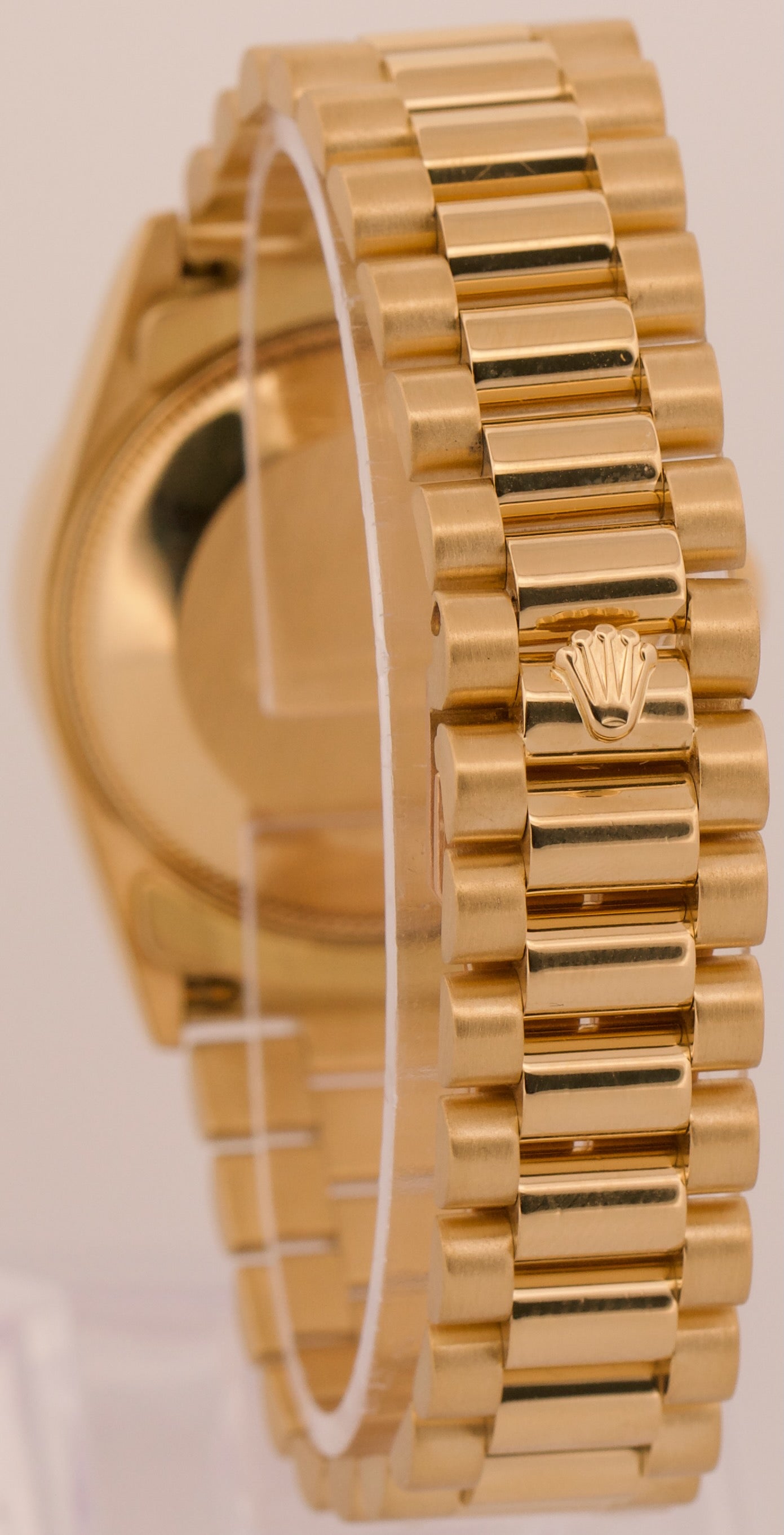 PAPERS Rolex DateJust President 31mm CHAMPAGNE JUBILEE DIAMOND 18K 78288 BOX