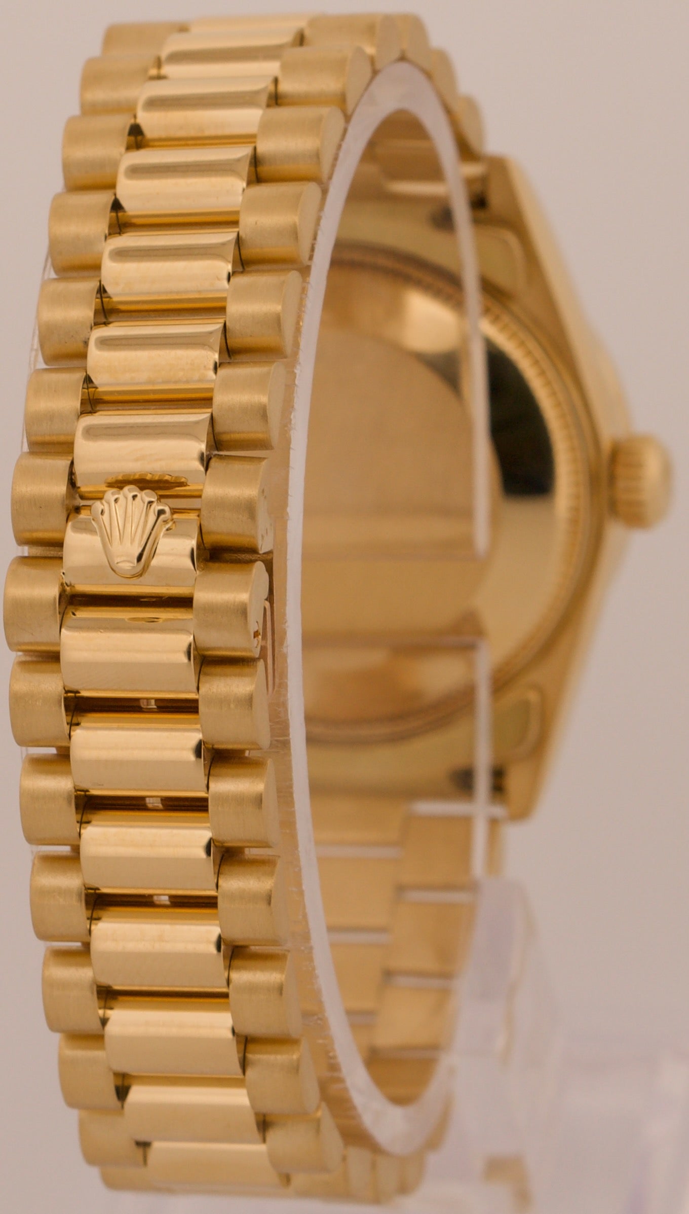 PAPERS Rolex DateJust President 31mm CHAMPAGNE JUBILEE DIAMOND 18K 78288 BOX