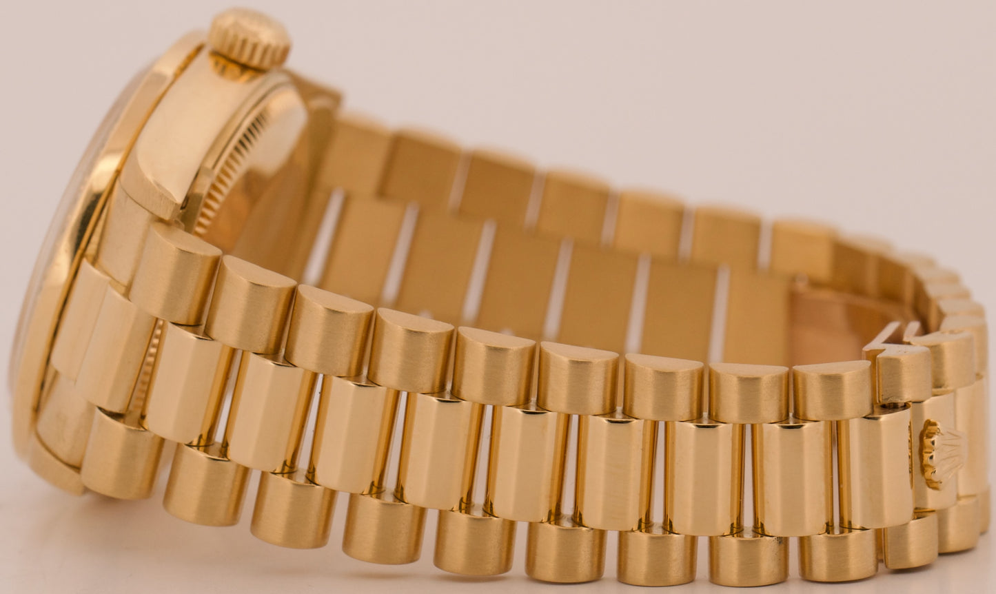 PAPERS Rolex DateJust President 31mm CHAMPAGNE JUBILEE DIAMOND 18K 78288 BOX