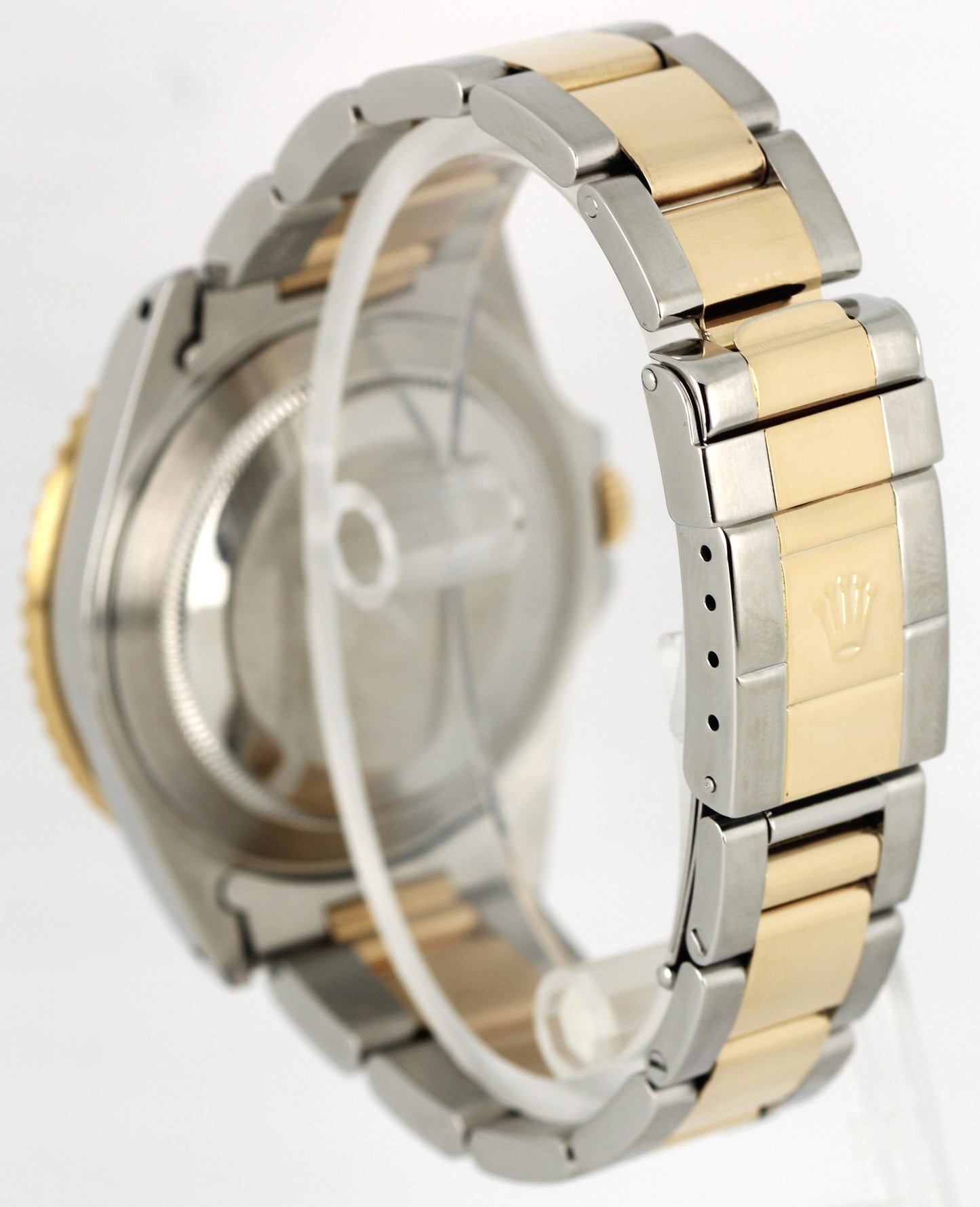 Rolex GMT-Master II Two-Tone 18K Yellow Gold Steel Black 40mm 16713 Watch