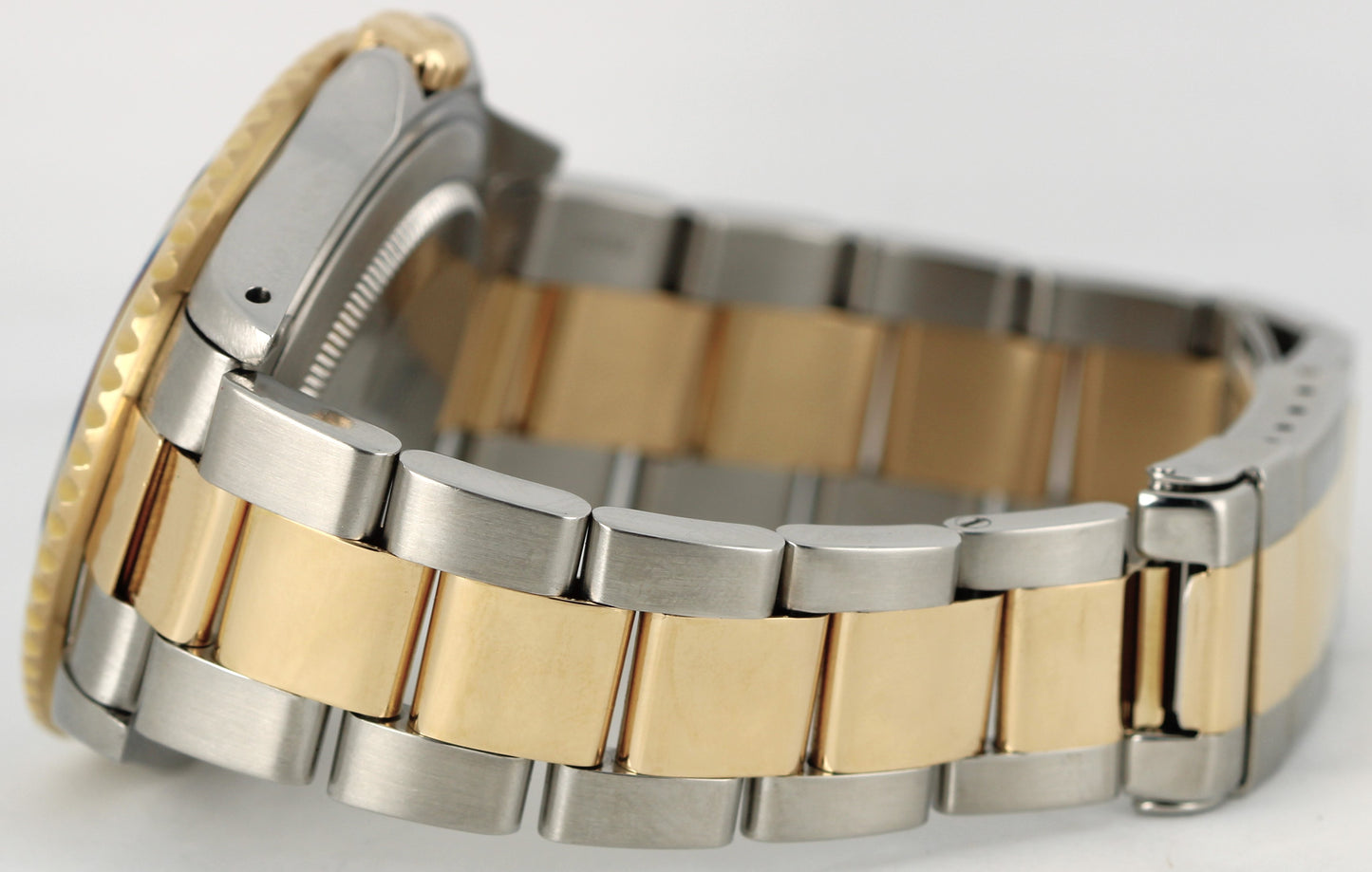 Rolex GMT-Master II Two-Tone 18K Yellow Gold Steel Black 40mm 16713 Watch