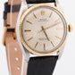 VINTAGE 1968 Rolex Oyster Perpetual SILVER 18K Yellow Gold Automatic 34mm 1003