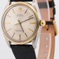 VINTAGE 1968 Rolex Oyster Perpetual SILVER 18K Yellow Gold Automatic 34mm 1003