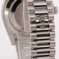 2025 CPO Rolex Day-Date President 40mm RHODIUM TAPESTRY 18K Gold 228239 BOX