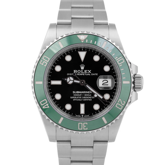 NEW OCT 2024 PAPERS Rolex Submariner 41mm STARBUCKS Green Watch 126610 LV BOX